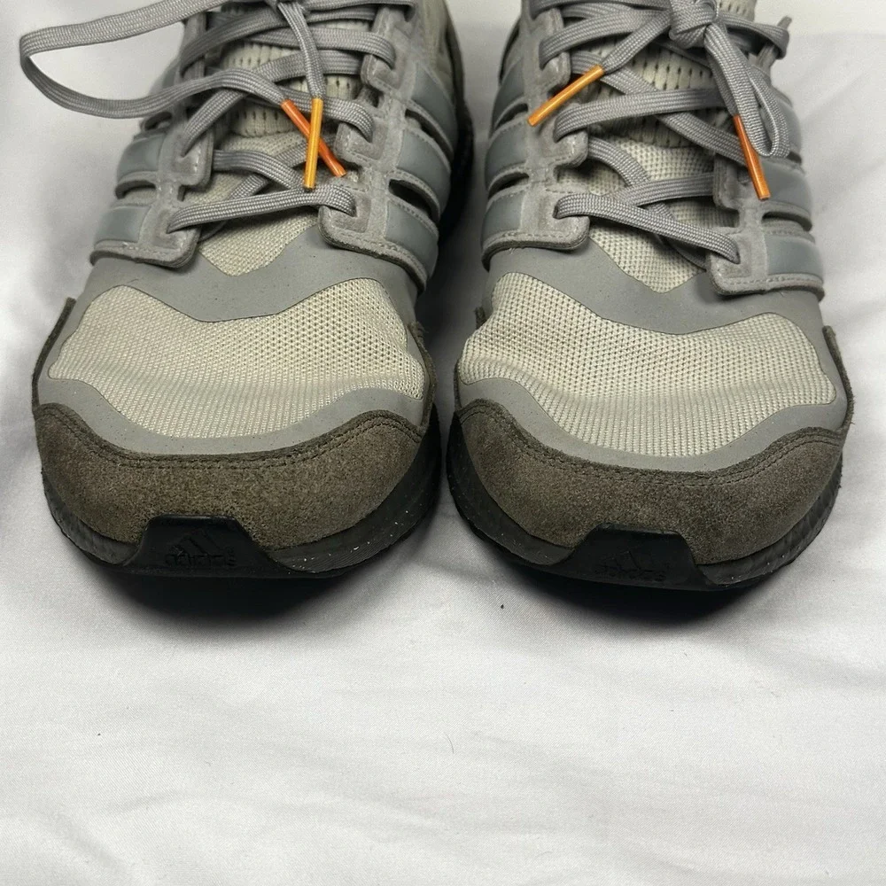 Adidas Ultraboost S&L Suede Leather Light‎ Granite Gray EF2026 Men's Size 10
